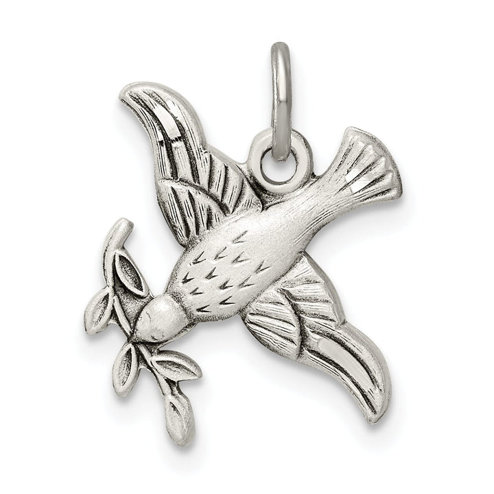 Sterling Silver Antiqued D.C. Bird Pendant