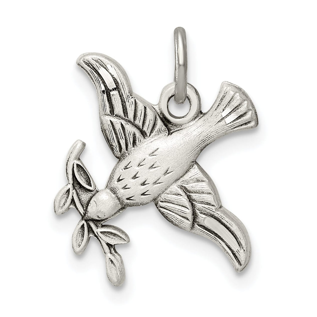 Sterling Silver Antiqued D.C. Bird Pendant