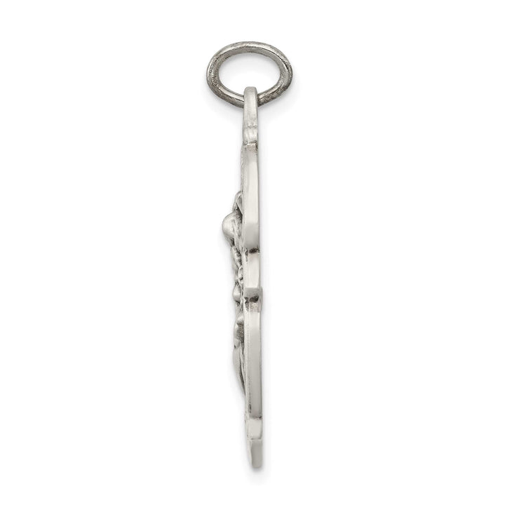 Sterling Silver Antiqued D/C St. Michael Badge Medal
