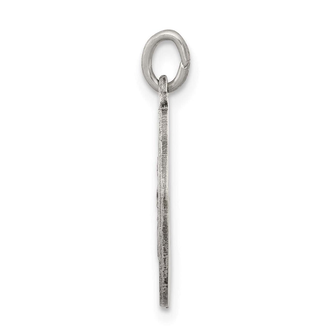 Sterling Silver Antiqued Divino Nino Medal (Divine Infant Jesus)