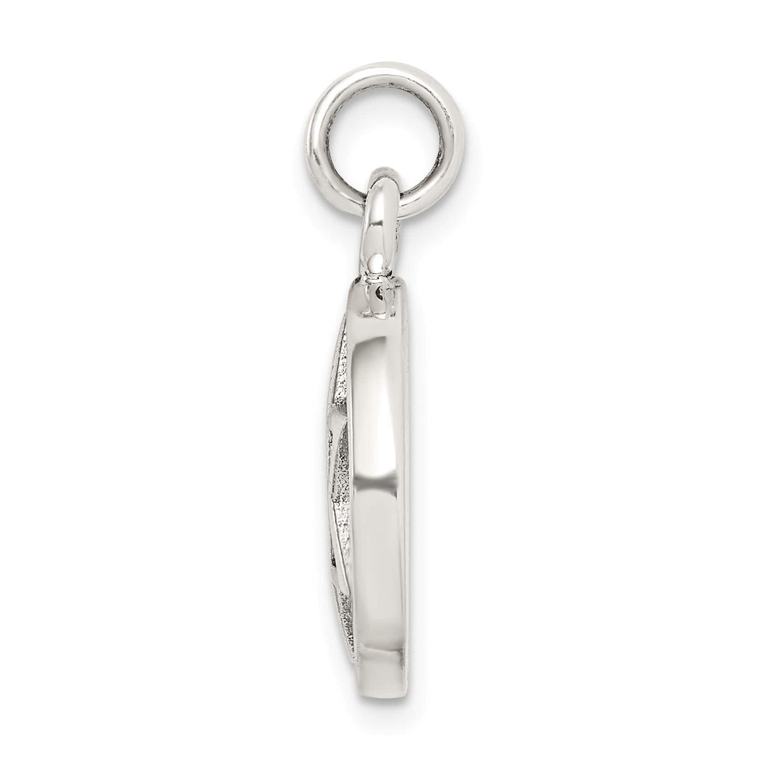 Sterling Silver Antiqued Star of David Pendant