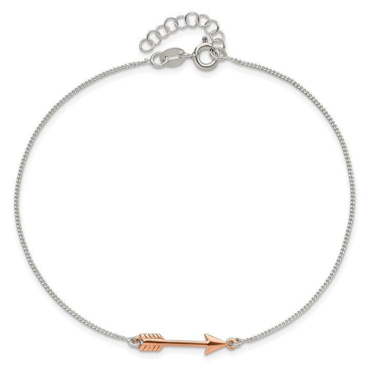 Sterling Silver Arrow Anklet