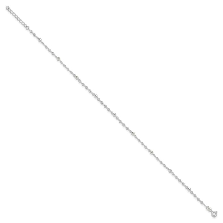 Sterling Silver Beads Anklet