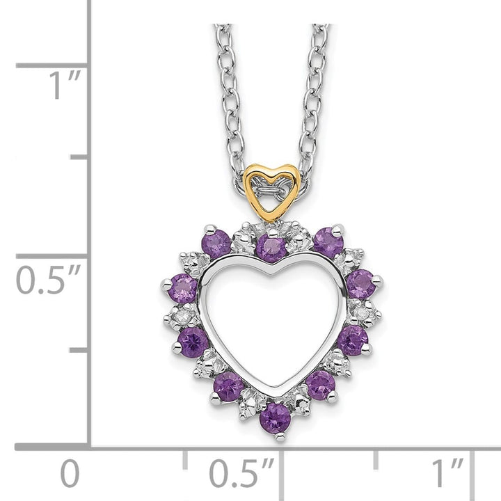 Sterling Silver Brilliant Gemstones with Accent 20 inch Necklace