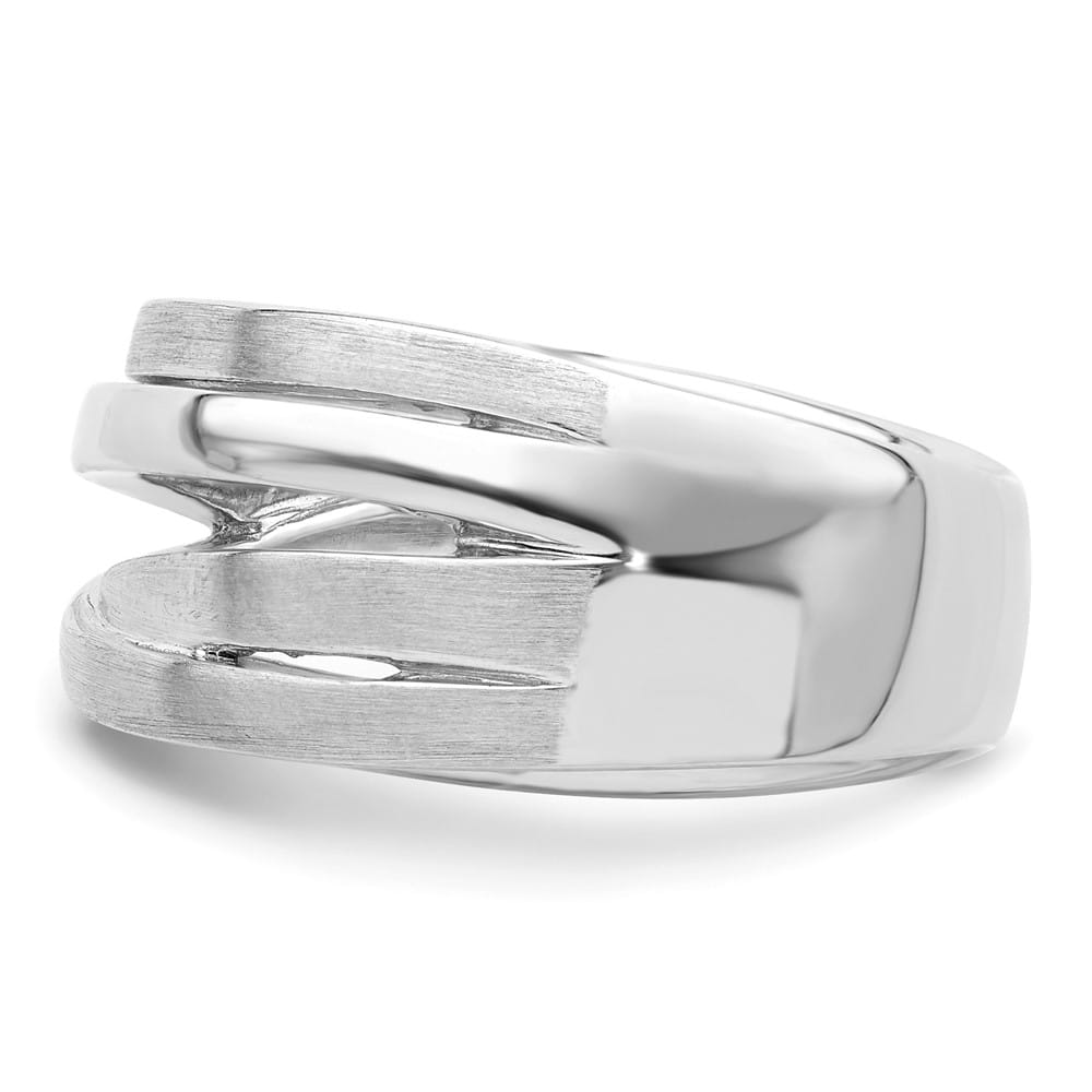Sterling Silver Brushed Ring