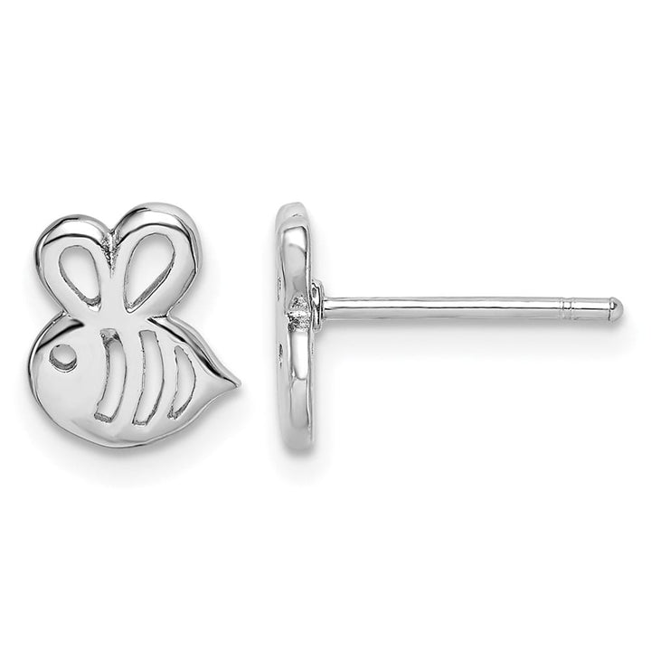 Sterling Silver Bumblebee Post Earrings