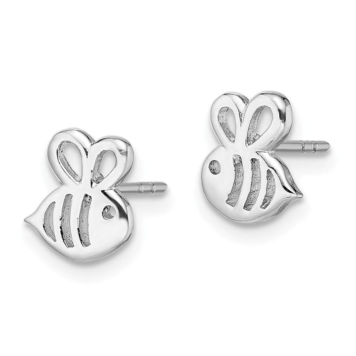 Sterling Silver Bumblebee Post Earrings