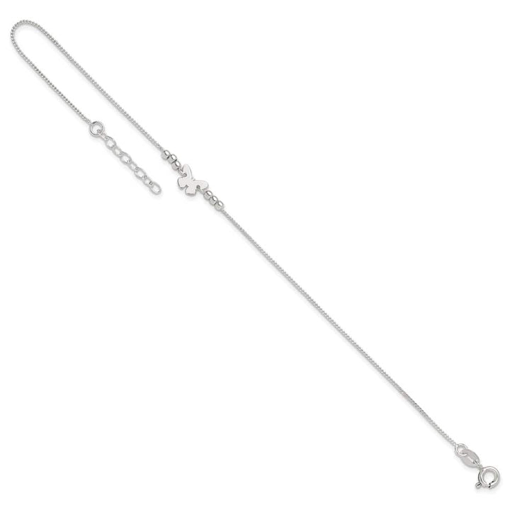 Sterling Silver Butterfly Anklet