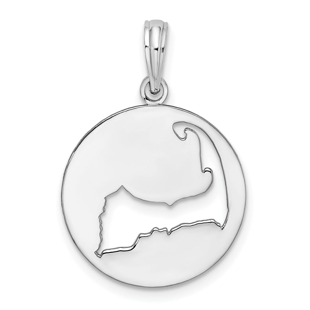 Sterling Silver Cape Cod Cut-Out Pendant
