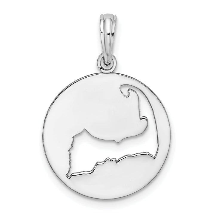Sterling Silver Cape Cod Cut-Out Pendant