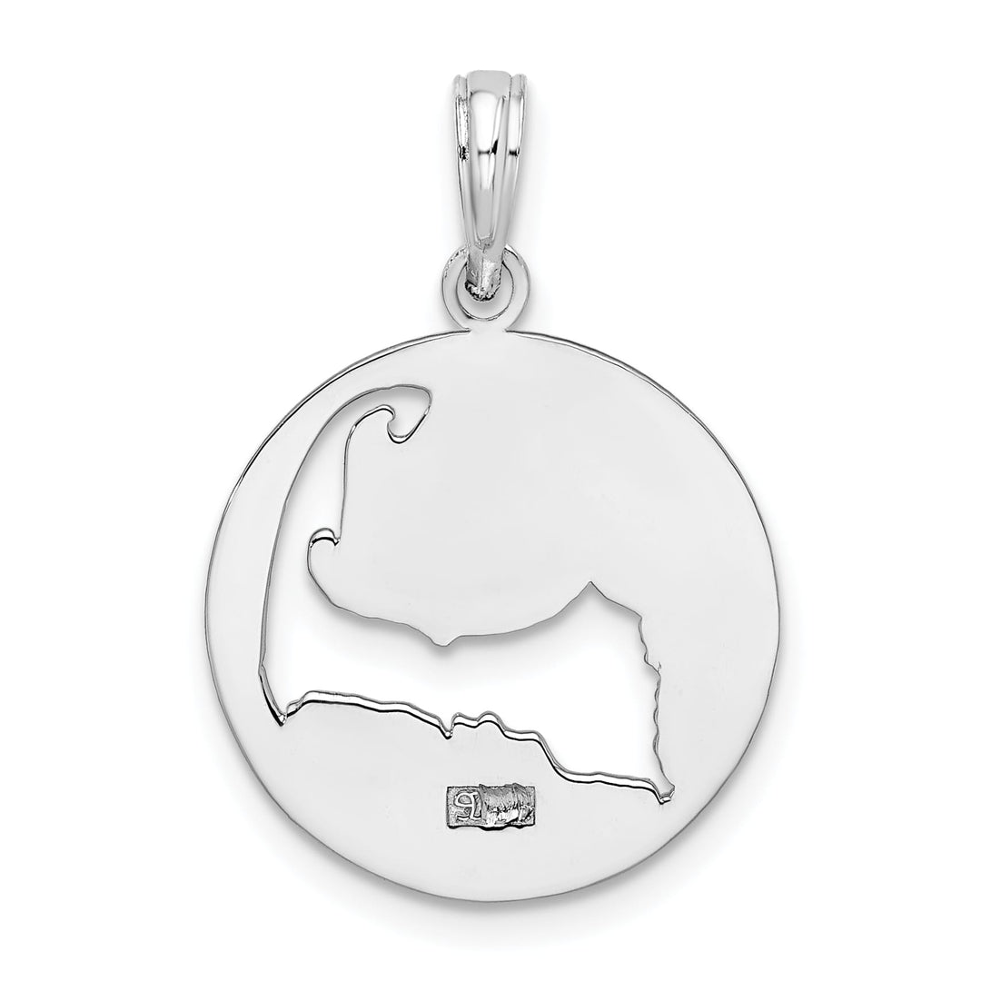 Sterling Silver Cape Cod Cut-Out Pendant