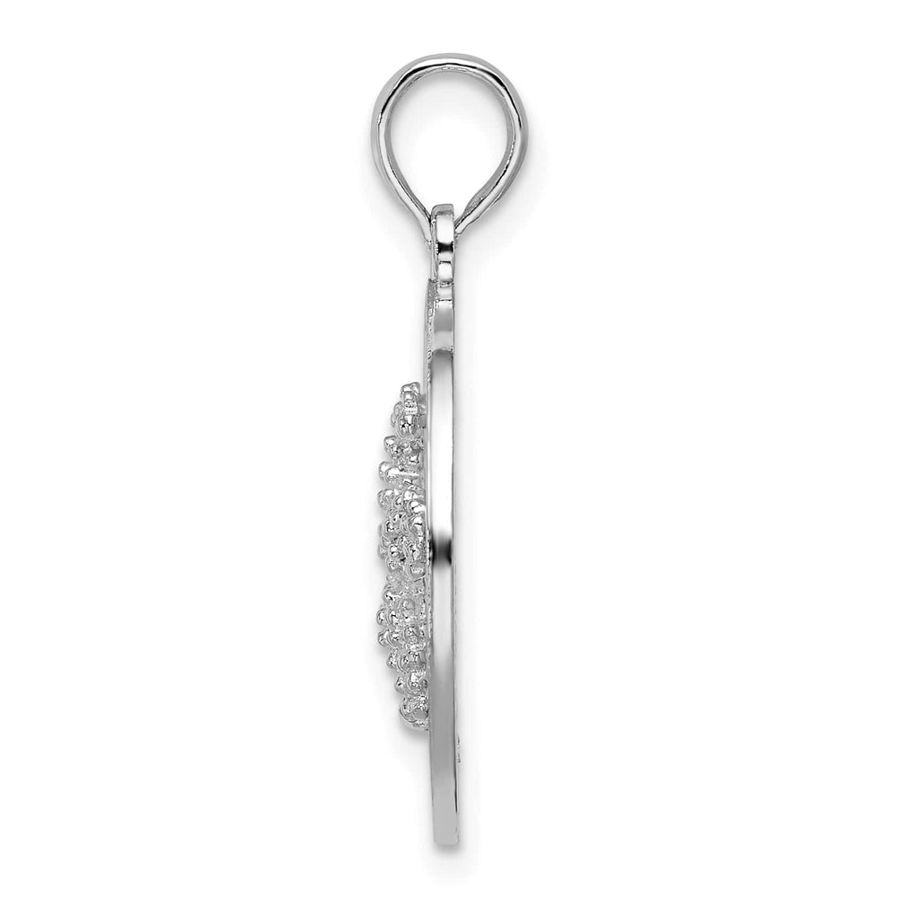 Sterling Silver Cape Cod with Starfish Circle Pendant