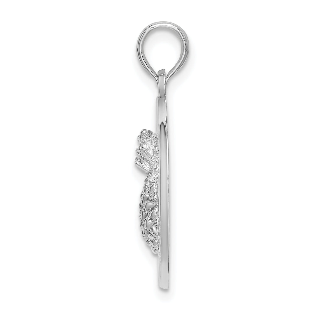Sterling Silver Charleston with Pineapple Circle Pendant