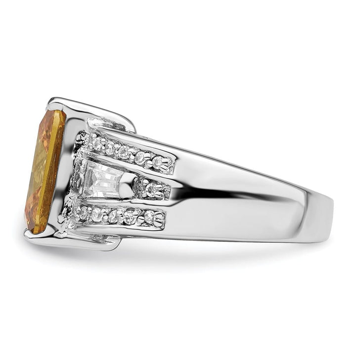 Sterling Silver & Clear CZ Ring