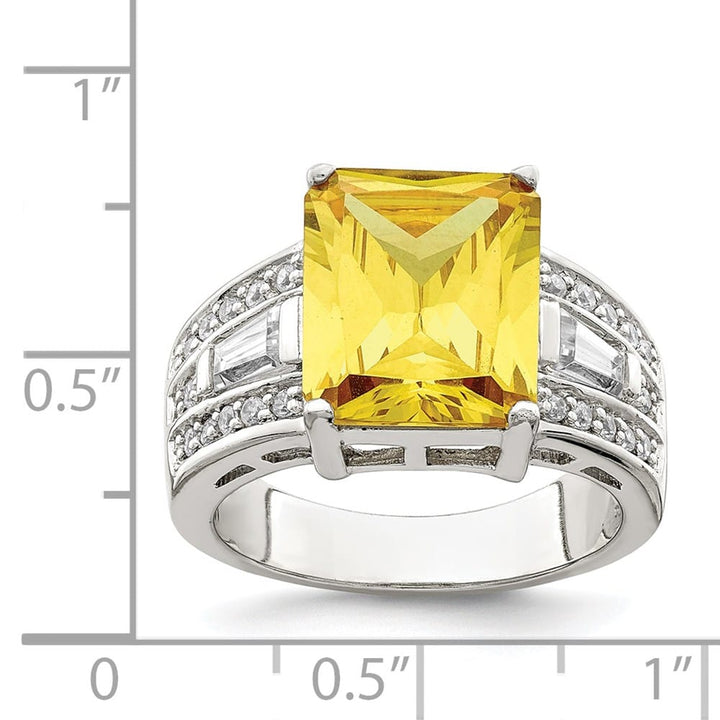 Sterling Silver & Clear CZ Ring