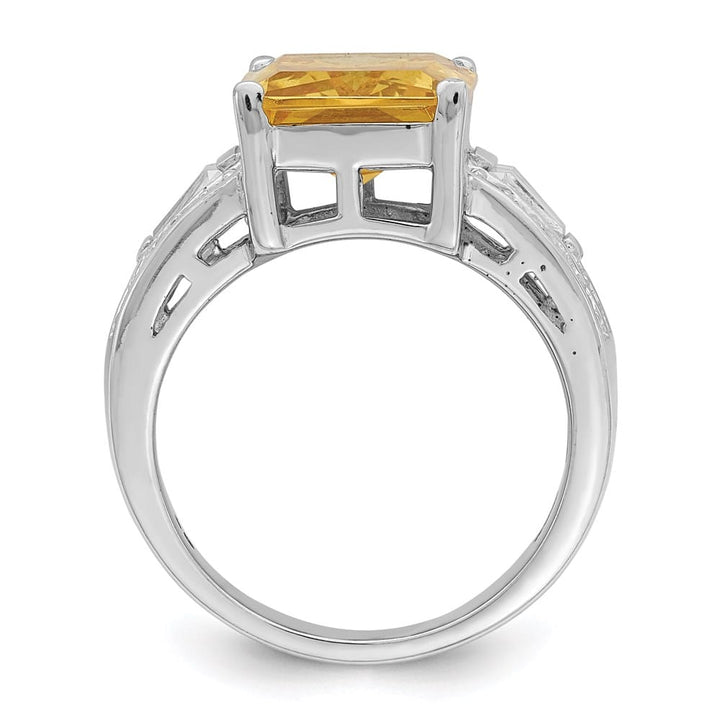 Sterling Silver & Clear CZ Ring