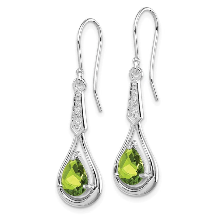 Sterling Silver CZ Dangle Earrings, view 18 of 20