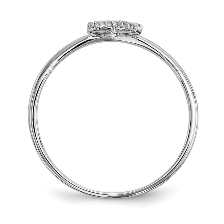 Sterling Silver CZ X & O 2-Ring Set Ladies Stock Size 7 Ring Are Refundable