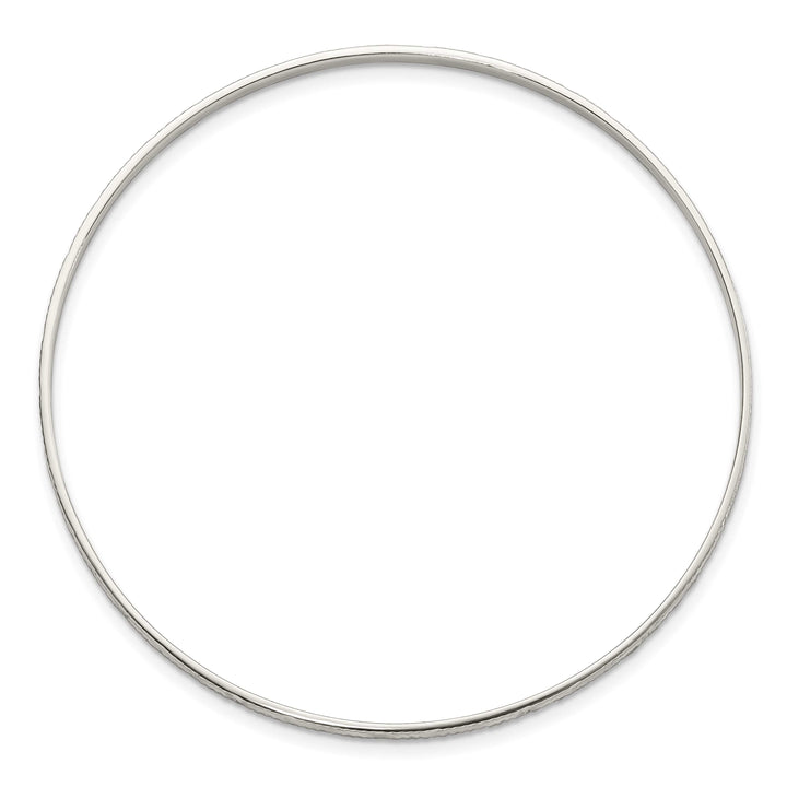 Sterling Silver D.C. 2.5mm Slip-on Bangle