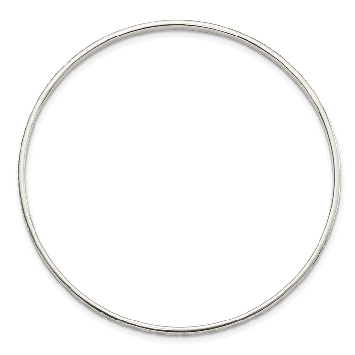Sterling Silver D.C. 2.5mm Slip-on Bangle