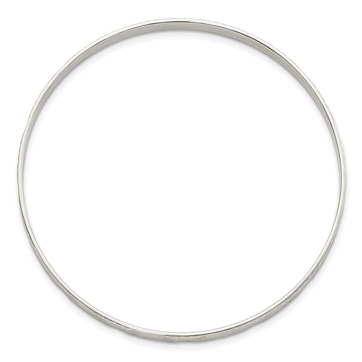 Sterling Silver D.C. 4mm Slip-on Bangle, 5mm
