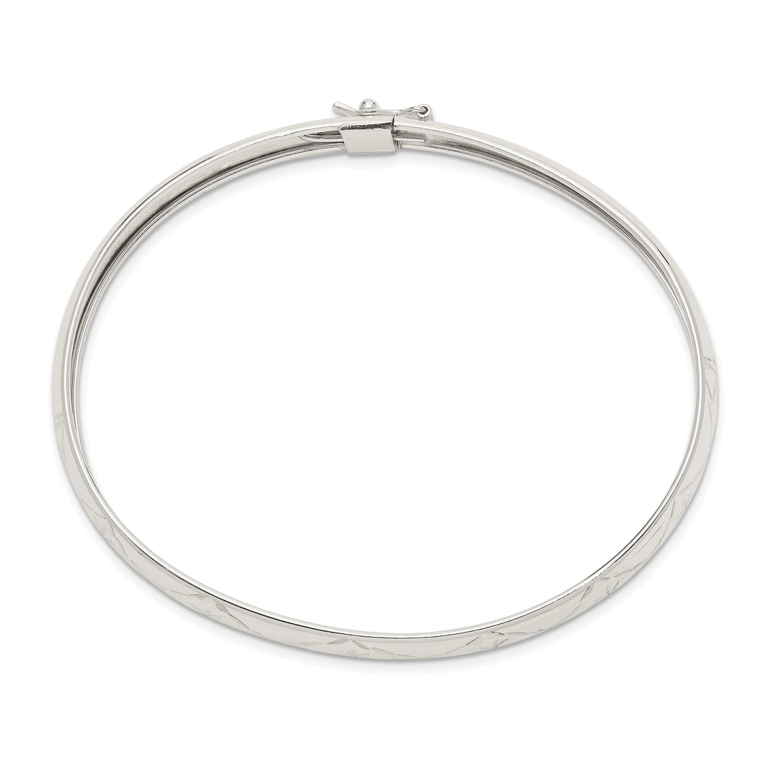 Sterling Silver D.C. 7mm Flexible Bangle