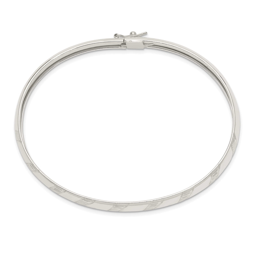 Sterling Silver D.C. 7mm Flexible Bangle