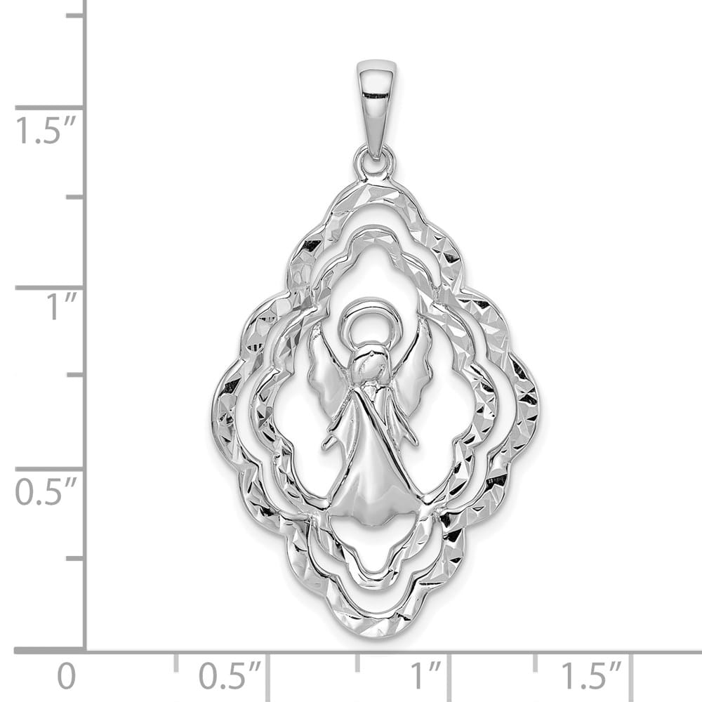 Sterling Silver D.C. Angel Pendant