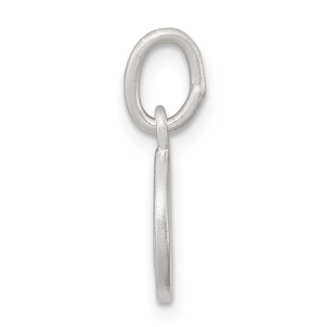 Sterling Silver D/C Cherub Disk Charm