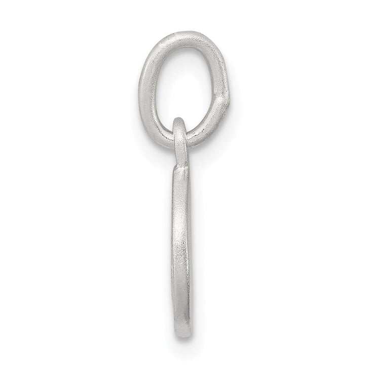 Sterling Silver D/C Cherub Disk Charm