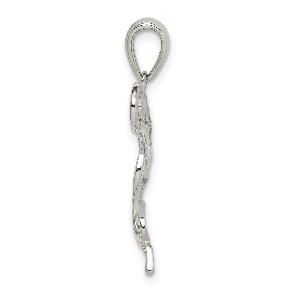 Sterling Silver D.C. Dolphin with Ball Pendant