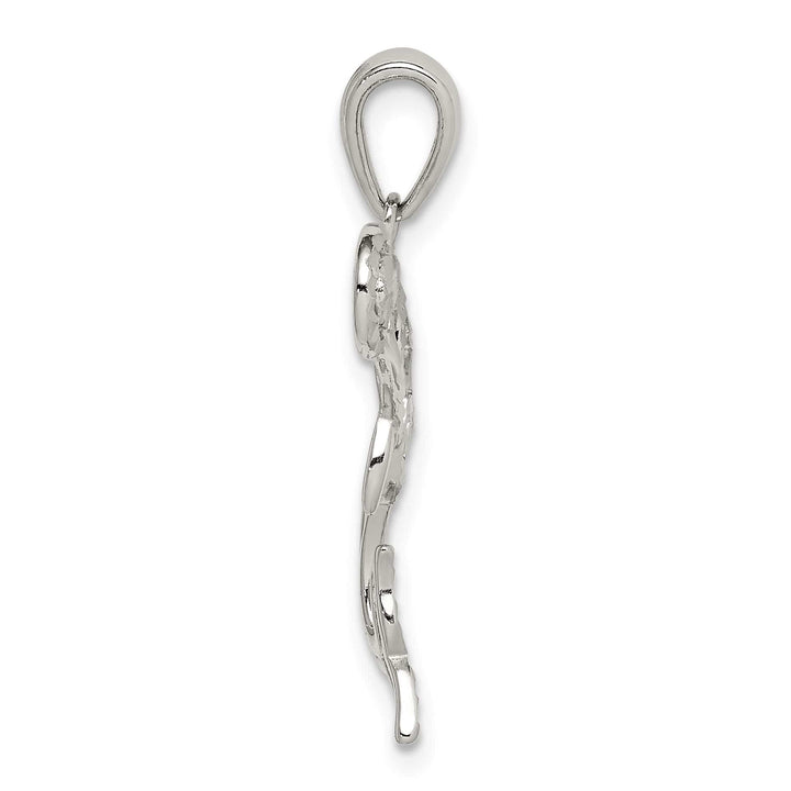 Sterling Silver D.C. Dolphin with Ball Pendant