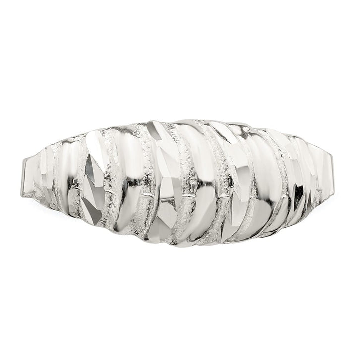 Sterling Silver D.C. Domed Ring