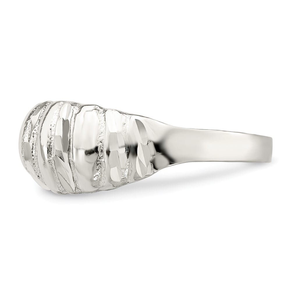 Sterling Silver D.C. Domed Ring