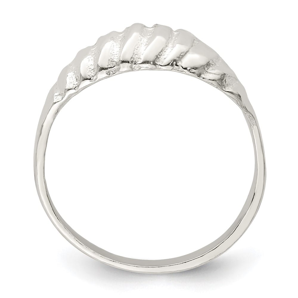Sterling Silver D.C. Domed Ring