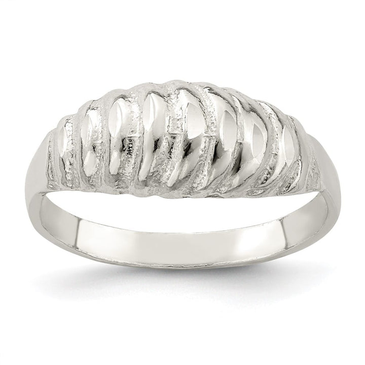 Sterling Silver D.C. Domed Ring