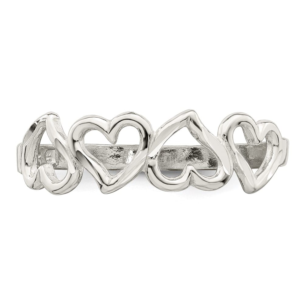 Sterling Silver D.C. Heart Ring