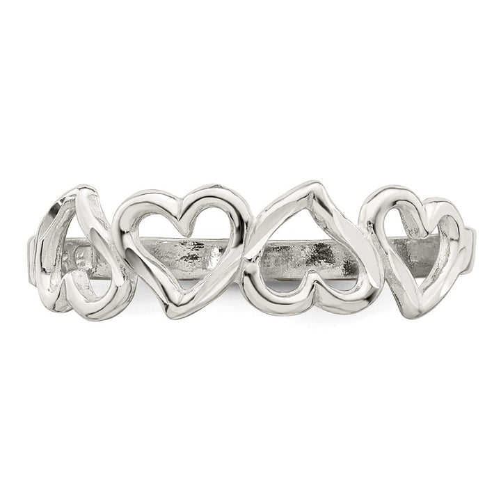 Sterling Silver D.C. Heart Ring