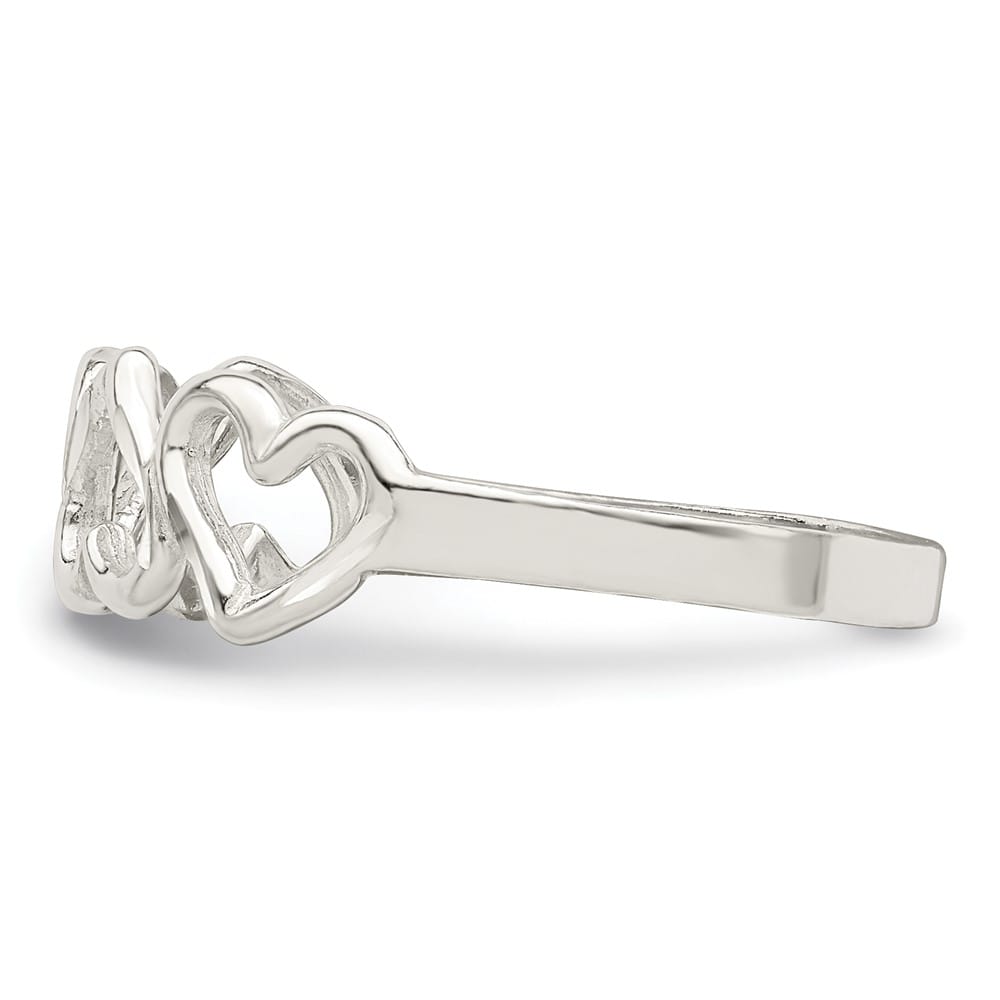 Sterling Silver D.C. Heart Ring