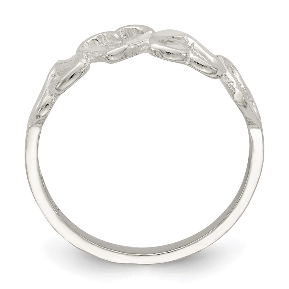 Sterling Silver D.C. Heart Ring