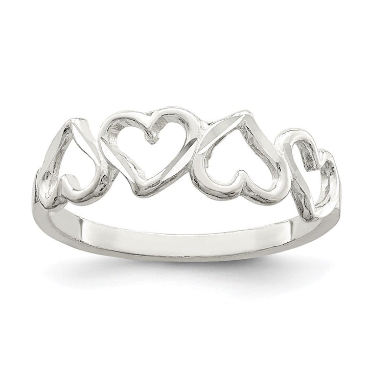 Sterling Silver D.C. Heart Ring