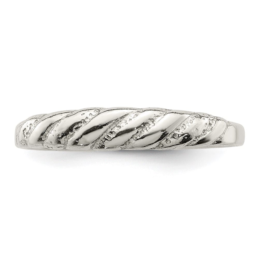 Sterling Silver D.C. Twisted Ring