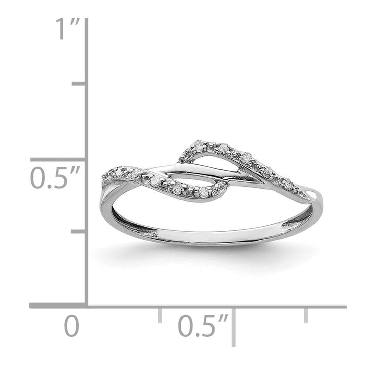 Sterling Silver Diamond Ring
