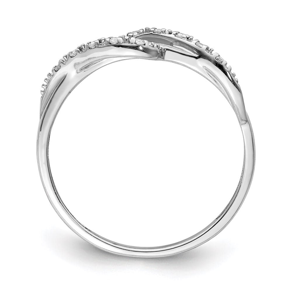 Sterling Silver Diamond Ring