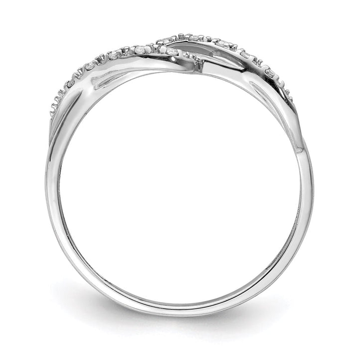 Sterling Silver Diamond Ring