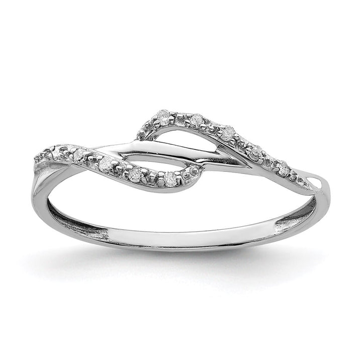 Sterling Silver Diamond Ring