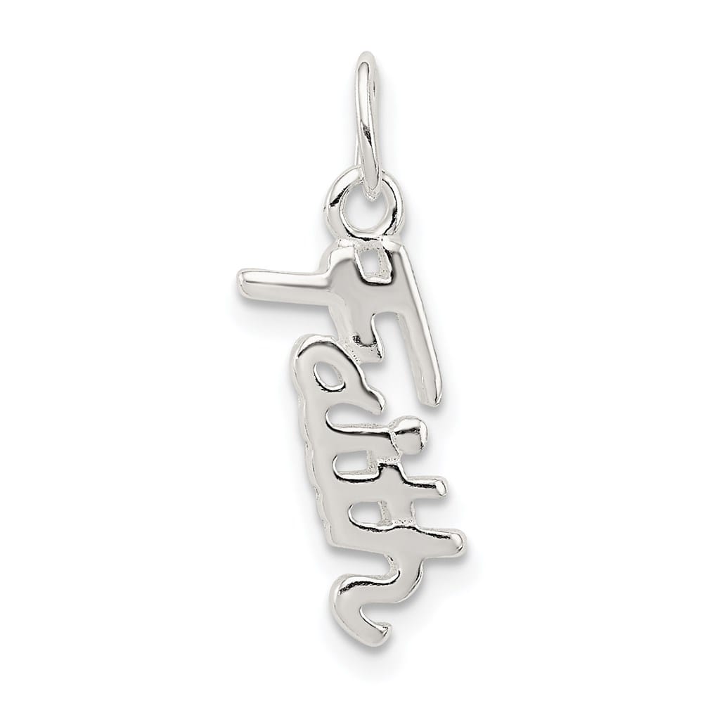 Sterling Silver Faith Pendant