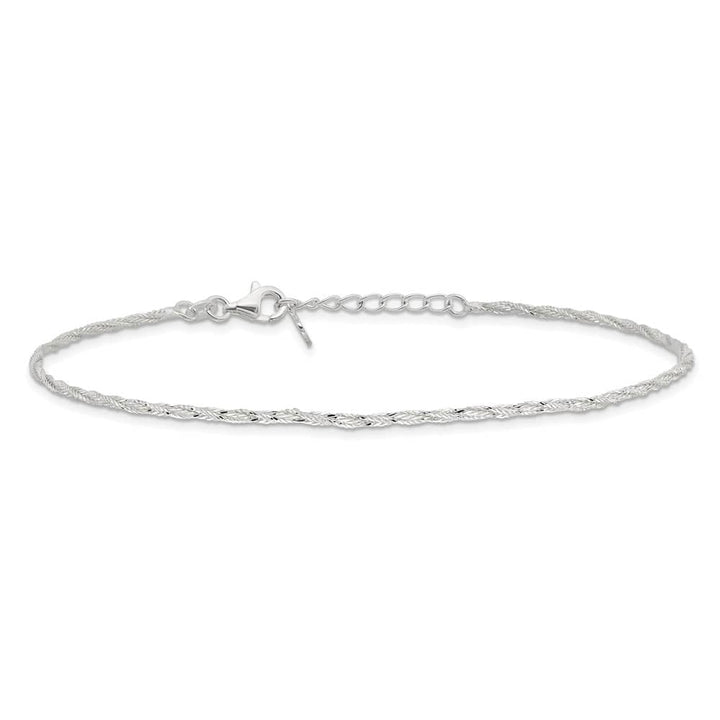 Sterling Silver Fancy Anklet