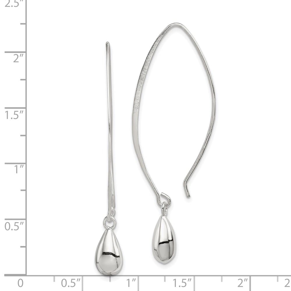 Sterling Silver Fancy Earrings, view 4 of 4