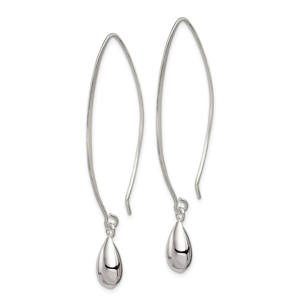 Sterling Silver Fancy Earrings, view 2 of 4
